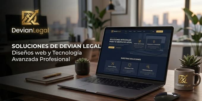 Ejemplo de página web profesional para despacho jurídico